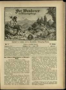 Der Wanderer im Riesengebirge, 1901, nr 8