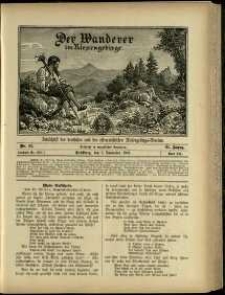 Der Wanderer im Riesengebirge, 1901, nr 11