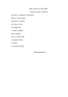 Łódka w srebrze płynie