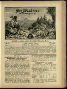 Der Wanderer im Riesengebirge, 1902, nr 9
