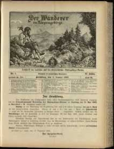 Der Wanderer im Riesengebirge, 1907, nr 1