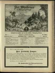 Der Wanderer im Riesengebirge, 1908, nr 1