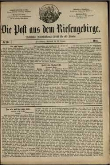 Die Post aus dem Riesengebirge, 1881, nr 10
