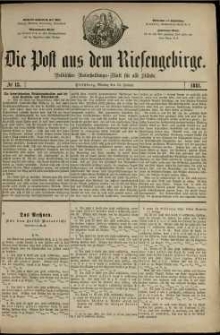 Die Post aus dem Riesengebirge, 1881, nr 13