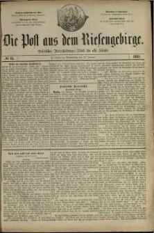 Die Post aus dem Riesengebirge, 1881, nr 15