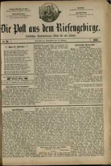 Die Post aus dem Riesengebirge, 1881, nr 32