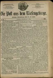 Die Post aus dem Riesengebirge, 1881, nr 51