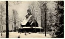 Karpacz Górny - Kościół Wang w scenerii zimowej [Dokument ikonograficzny]