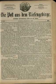 Die Post aus dem Riesengebirge, 1881, nr 52