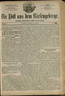 Die Post aus dem Riesengebirge, 1881, nr 55