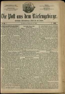 Die Post aus dem Riesengebirge, 1881, nr 64