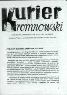 Kurier Kromnowski. Miesięcznik Sołectwa Kromnów, 2014, nr 2 (83)