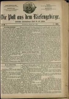 Die Post aus dem Riesengebirge, 1881, nr 68