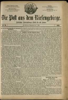 Die Post aus dem Riesengebirge, 1881, nr 70