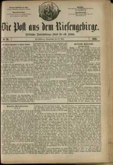 Die Post aus dem Riesengebirge, 1881, nr 76