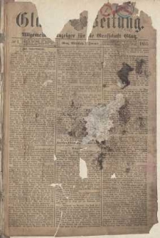 Glatzer Zeitung : Allgemeiner Anzeiger fuer Stadt und Land, 1895, nr 1 [1.01]