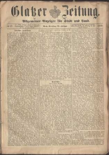 Glatzer Zeitung : Allgemeiner Anzeiger fuer Stadt und Land, 1895, nr 17 [26.02]