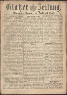 Glatzer Zeitung : Allgemeiner Anzeiger fuer Stadt und Land, 1895, nr 19 [5.03]