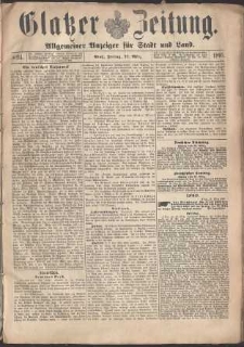 Glatzer Zeitung : Allgemeiner Anzeiger fuer Stadt und Land, 1895, nr 24 [22.03]