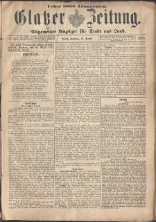 Glatzer Zeitung : Allgemeiner Anzeiger fuer Stadt und Land, 1895, nr 30/31 [12.04]
