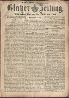 Glatzer Zeitung : Allgemeiner Anzeiger fuer Stadt und Land, 1895, nr 46 [7.06]