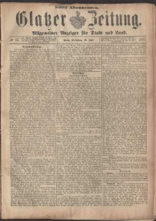 Glatzer Zeitung : Allgemeiner Anzeiger fuer Stadt und Land, 1895, nr 57 [16.07]