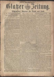 Glatzer Zeitung : Allgemeiner Anzeiger fuer Stadt und Land, 1895, nr 59 [23.07]