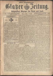 Glatzer Zeitung : Allgemeiner Anzeiger fuer Stadt und Land, 1895, nr 64 [9.08]