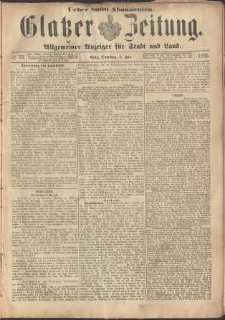 Glatzer Zeitung : Allgemeiner Anzeiger fuer Stadt und Land, 1895, nr 55 [9.07]