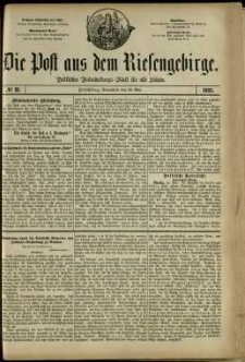 Die Post aus dem Riesengebirge, 1881, nr 81