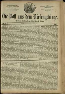 Die Post aus dem Riesengebirge, 1881, nr 87