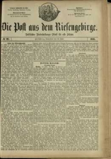 Die Post aus dem Riesengebirge, 1881, nr 92
