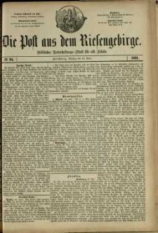 Die Post aus dem Riesengebirge, 1881, nr 94