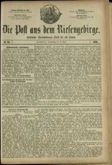 Die Post aus dem Riesengebirge, 1881, nr 95