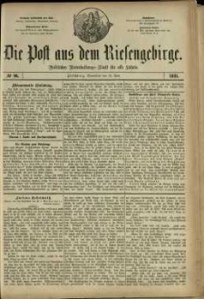 Die Post aus dem Riesengebirge, 1881, nr 96