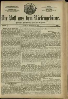 Die Post aus dem Riesengebirge, 1881, nr 97