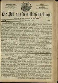 Die Post aus dem Riesengebirge, 1881, nr 100