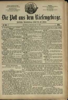 Die Post aus dem Riesengebirge, 1881, nr 107