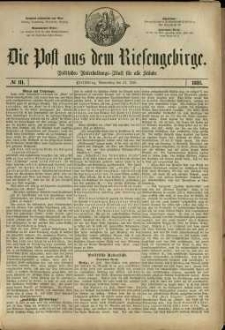 Die Post aus dem Riesengebirge, 1881, nr 111