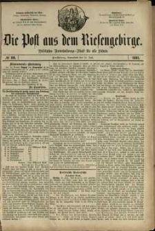 Die Post aus dem Riesengebirge, 1881, nr 116