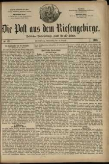 Die Post aus dem Riesengebirge, 1881, nr 127