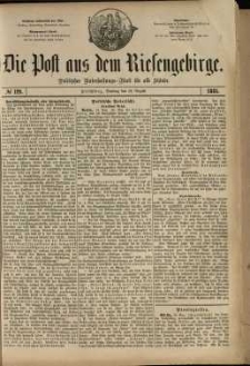 Die Post aus dem Riesengebirge, 1881, nr 129