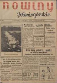 Nowiny Jeleniogórskie : tygodnik ilustrowany ziemi jeleniogórskiej, R. 1, 1958, nr 3