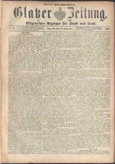 Glatzer Zeitung : Allgemeiner Anzeiger fuer Stadt und Land, 1895, nr 75 [17.09]