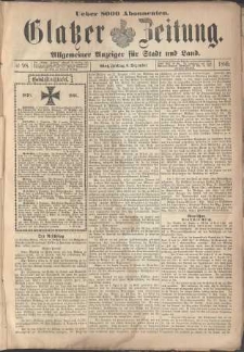 Glatzer Zeitung : Allgemeiner Anzeiger fuer Stadt und Land, 1895, nr 98 [6.12]