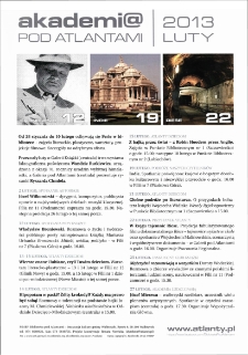 Akademia pod Atlantami, 2013, luty