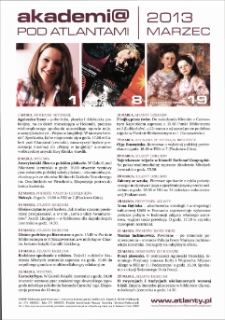 Akademia pod Atlantami, 2013, marzec