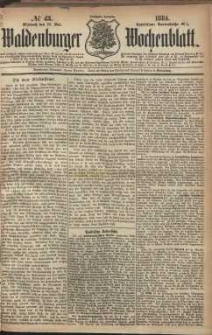 Waldenburger Wochenblatt, Jg. 30, 1884, nr 43