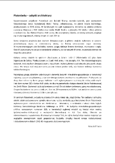 Plater&oacute;wka &ndash; zabytki architektury [Dokument elektroniczny]