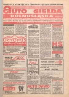 Auto Giełda Dolnośląska : pismo dla kupujących i sprzedających samochody, R. 3, 1994, nr 1 (90) [8.01]